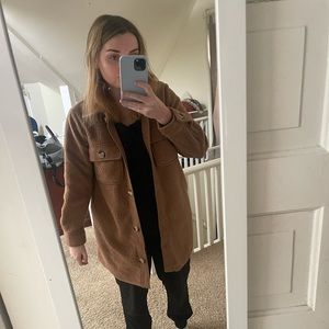Oversized bottom up jacket